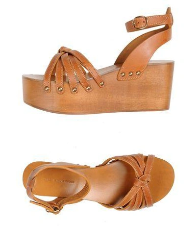 Shop Isabel Marant Étoile Sandals In Brown