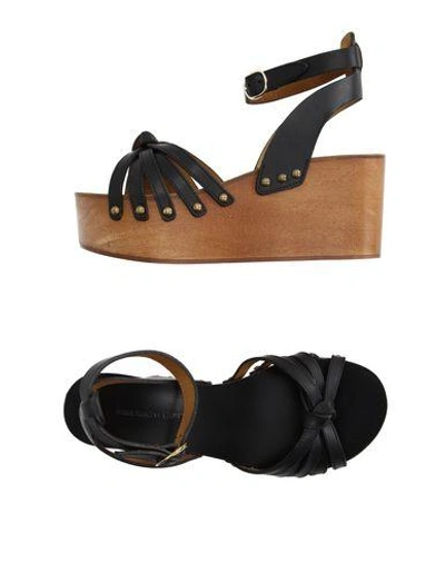 Shop Isabel Marant Étoile Sandals In Black