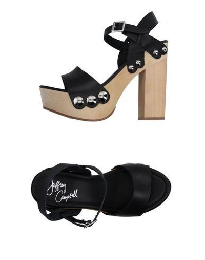 Shop Jeffrey Campbell Woman Mules & Clogs Black Size 7 Leather