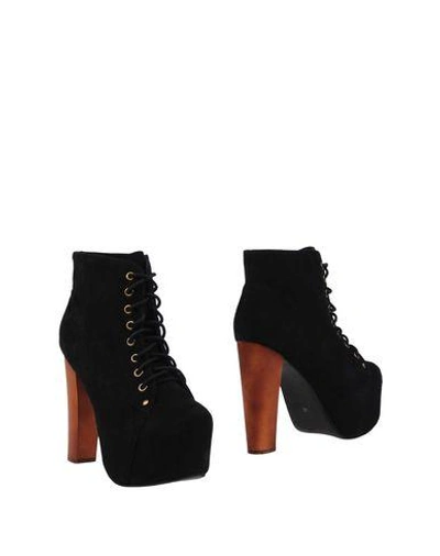 Shop Jeffrey Campbell Ankle Boots In Black