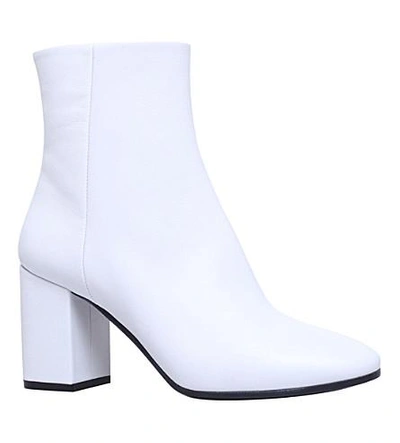 Aanstellen Uitputting Theoretisch Balenciaga Ville Leather Heeled Ankle Boots In White | ModeSens