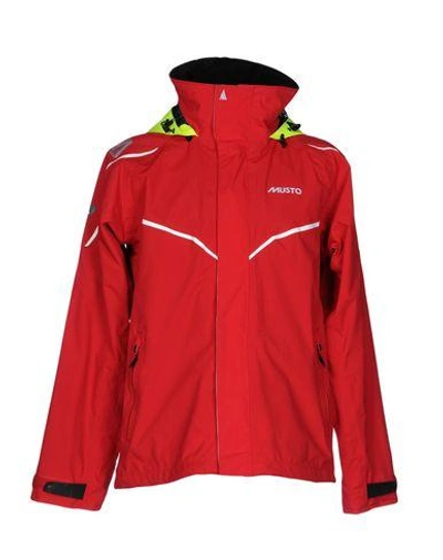 Shop Musto Jacket In Red