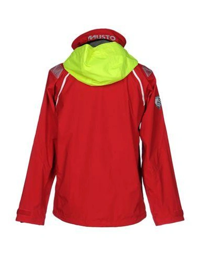 Shop Musto Jacket In Red