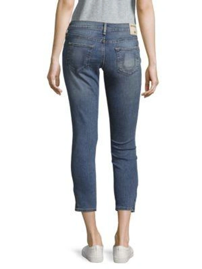 Shop True Religion Casey Skinny-fit Cropped Jeans In Gypsey