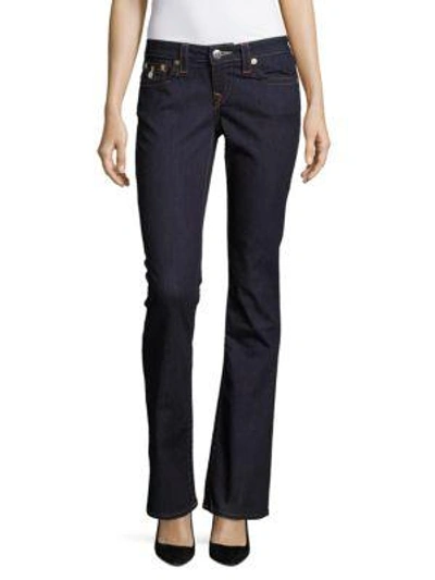 Shop True Religion Becky Bootcut Jeans In Dark Wash