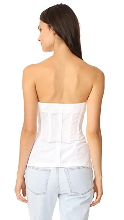 Shop Theory Modern Bustier In White