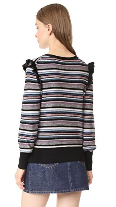 Shop Joie Cais C Sweater In Multi Stripe