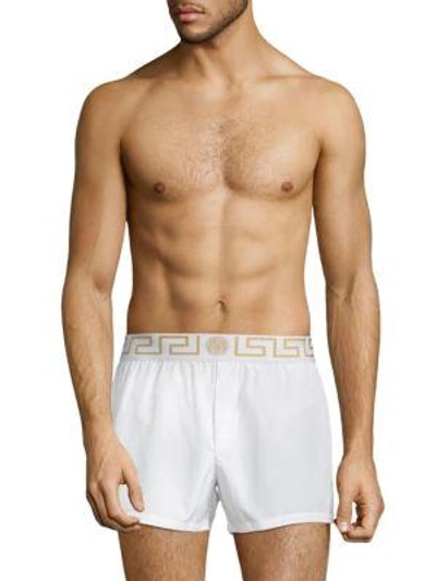 Versace Swim Shorts In White
