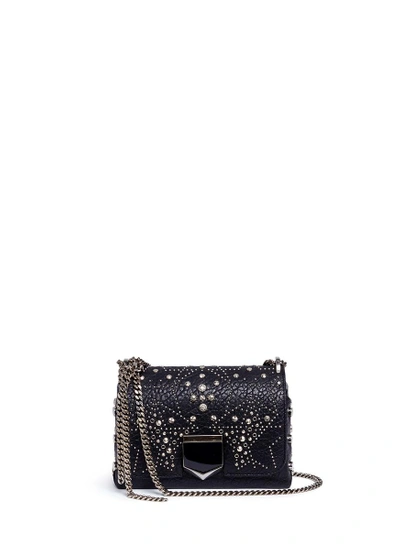 Shop Jimmy Choo 'lockett Petite' Star Stud Leather Crossbody Bag