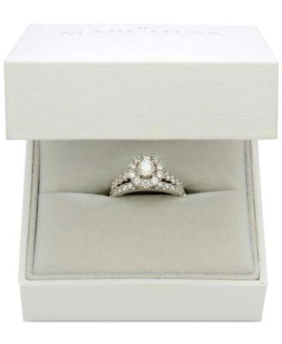 Shop Marchesa Certified Diamond Bridal Set (2 Ct. T.w.) In 18k Gold, White Gold Or Rose Gold, Created For Macy's