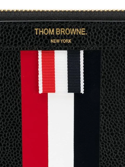 Shop Thom Browne Tricolour Zipper Tablet Holder