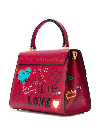 Shop Dolce & Gabbana Welcome Tote - Red