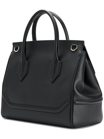 Shop Versace Palazzo Empire Tote In Black