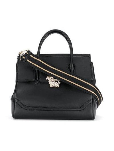 Shop Versace Palazzo Empire Tote In Black