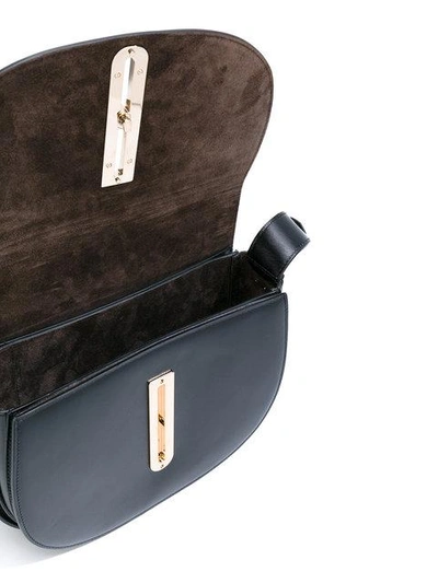 Shop Nina Ricci Compas Saddle Bag - Black