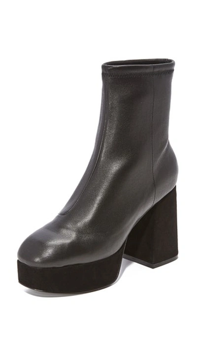 Shop Opening Ceremony Carmen Leather Boots In Black