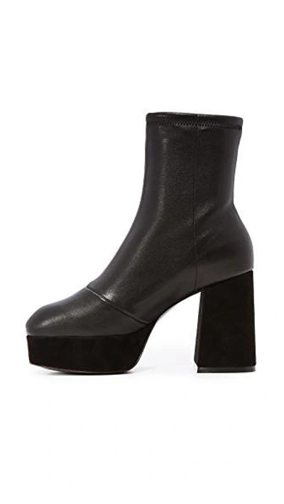 Shop Opening Ceremony Carmen Leather Boots In Black