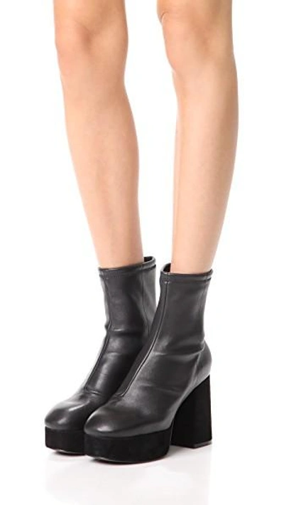 Shop Opening Ceremony Carmen Leather Boots In Black