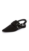 OPENING CEREMONY ALEXX SUEDE HARNESS FLATS