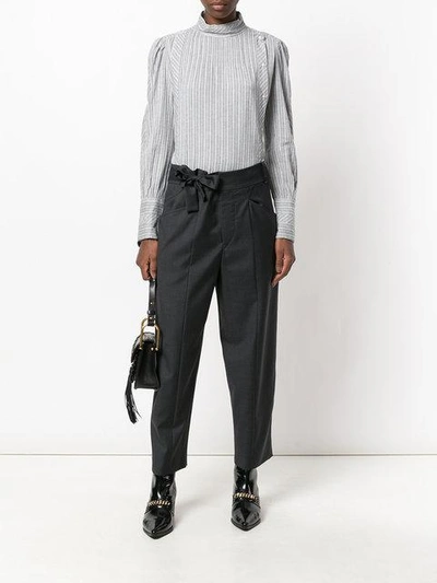 Shop Isabel Marant Étoile Nagano Trousers - Grey