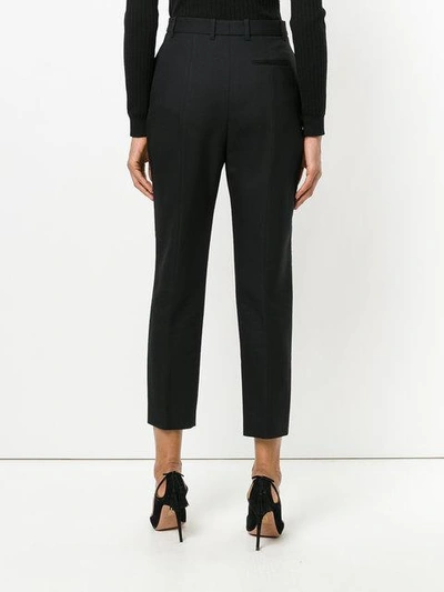 Shop Alexander Mcqueen Cropped Tailored Trousers