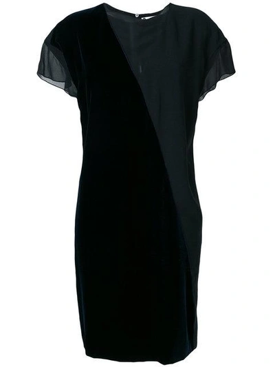 Shop Lanvin Two-tone Asymmetric Dress