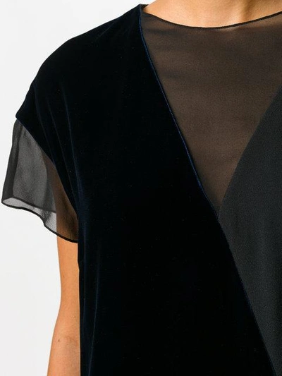 Shop Lanvin Two-tone Asymmetric Dress