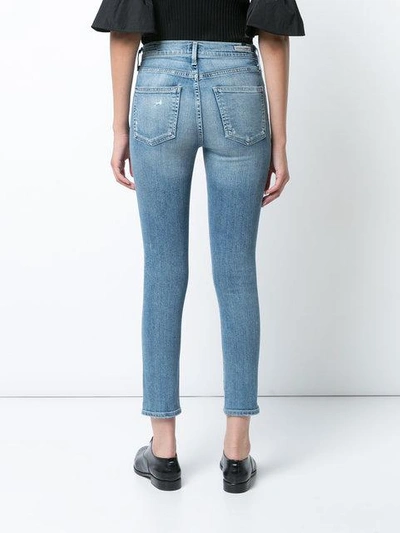 Shop Citizens Of Humanity Skinny-jeans Im Distressed-look - Blau In Blue
