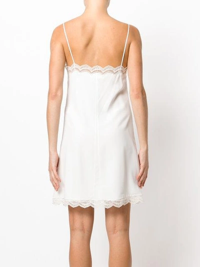 Shop Chloé Lace Trimmed Slip Dress