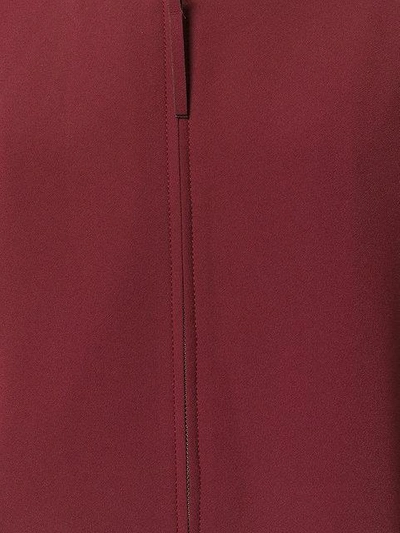 Shop Alexander Wang T Oversized Bomber Jacket In Red