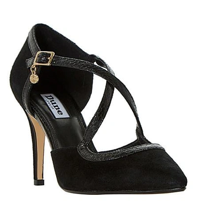 Shop Dune Clareece Courts In Black-suede