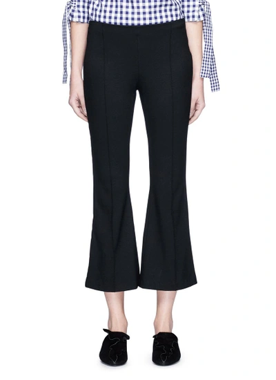 Shop Rosetta Getty Cropped Flared Jersey Pants