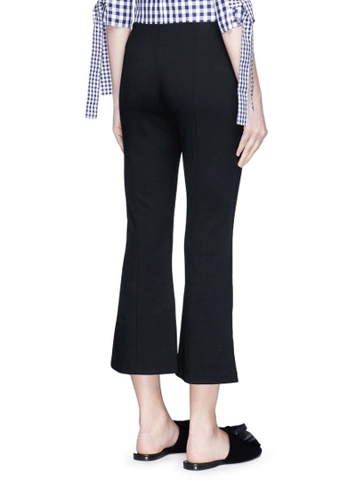 Shop Rosetta Getty Cropped Flared Jersey Pants