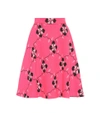 MIU MIU KNITTED WOOL-BLEND SKIRT,P00276429