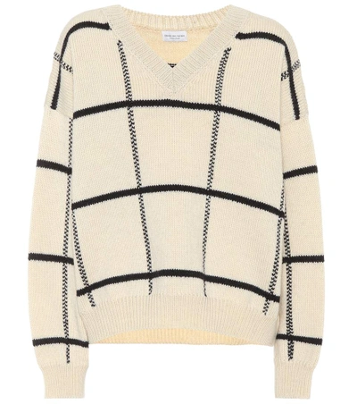 Dries Van Noten Oversized Wool Jumper In Ecr