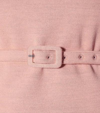 Shop Miu Miu Wool-blend Sweater In Pink