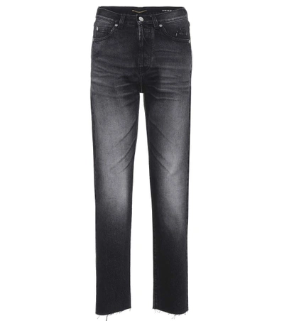 Saint Laurent Straight-leg Jeans In Black