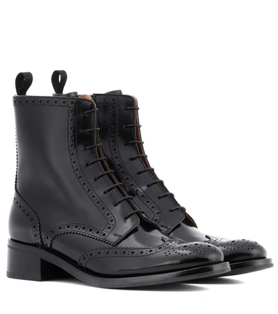 Church's Sylvie Leather Ankle Boots In Llack
