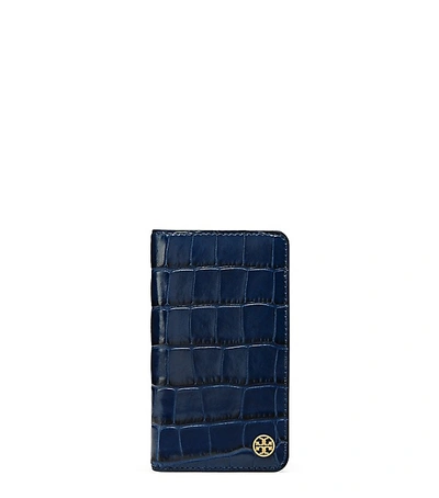 Tory Burch Parker Embossed Folio Case For Iphone 7