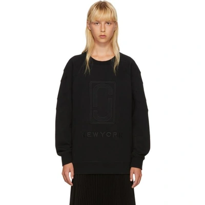 Shop Marc Jacobs Black Logo Sweatshirt