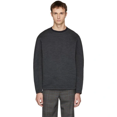 Shop Kolor Grey Plain Sweatshirt