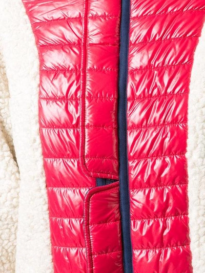 Shop Sandy Liang Fleece Padded Zip Up Jacket