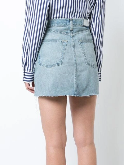 Shop Re/done Short Denim Skirt