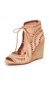 JEFFREY CAMPBELL RODILLO WEDGE SANDALS