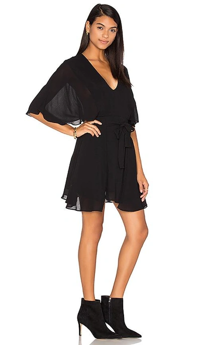 Shop Pfeiffer The Ray Wrap Dress In Black