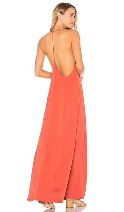 Shop By The Way. Tess Satin Maxi Dress In Red
