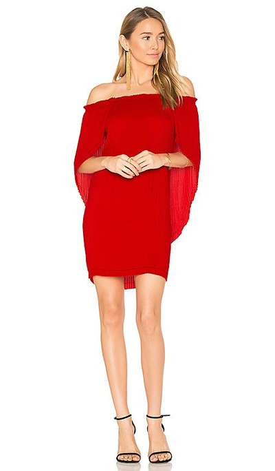 Shop Delfi Ava Dress In Red