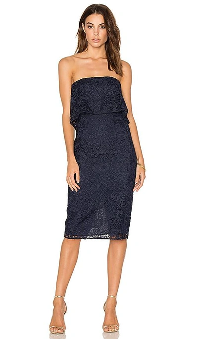 Shop Likely Lace Driggs Dress In Blue