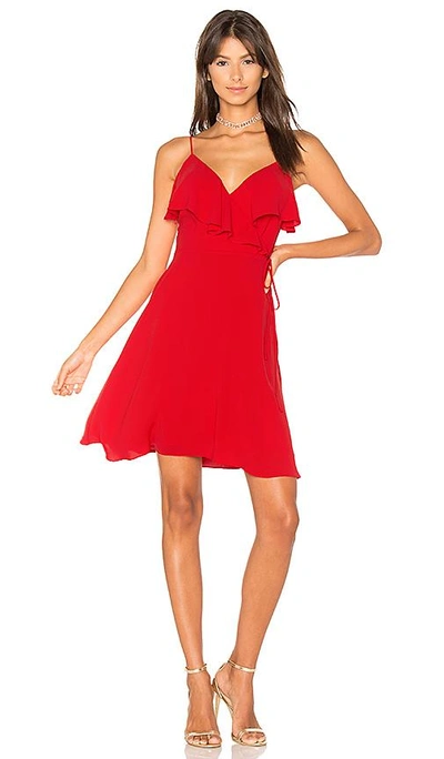 Shop Bailey44 Solid Negril Dress In Red