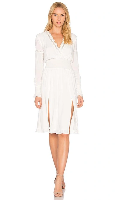 Shop Majorelle Garnet Dress In White